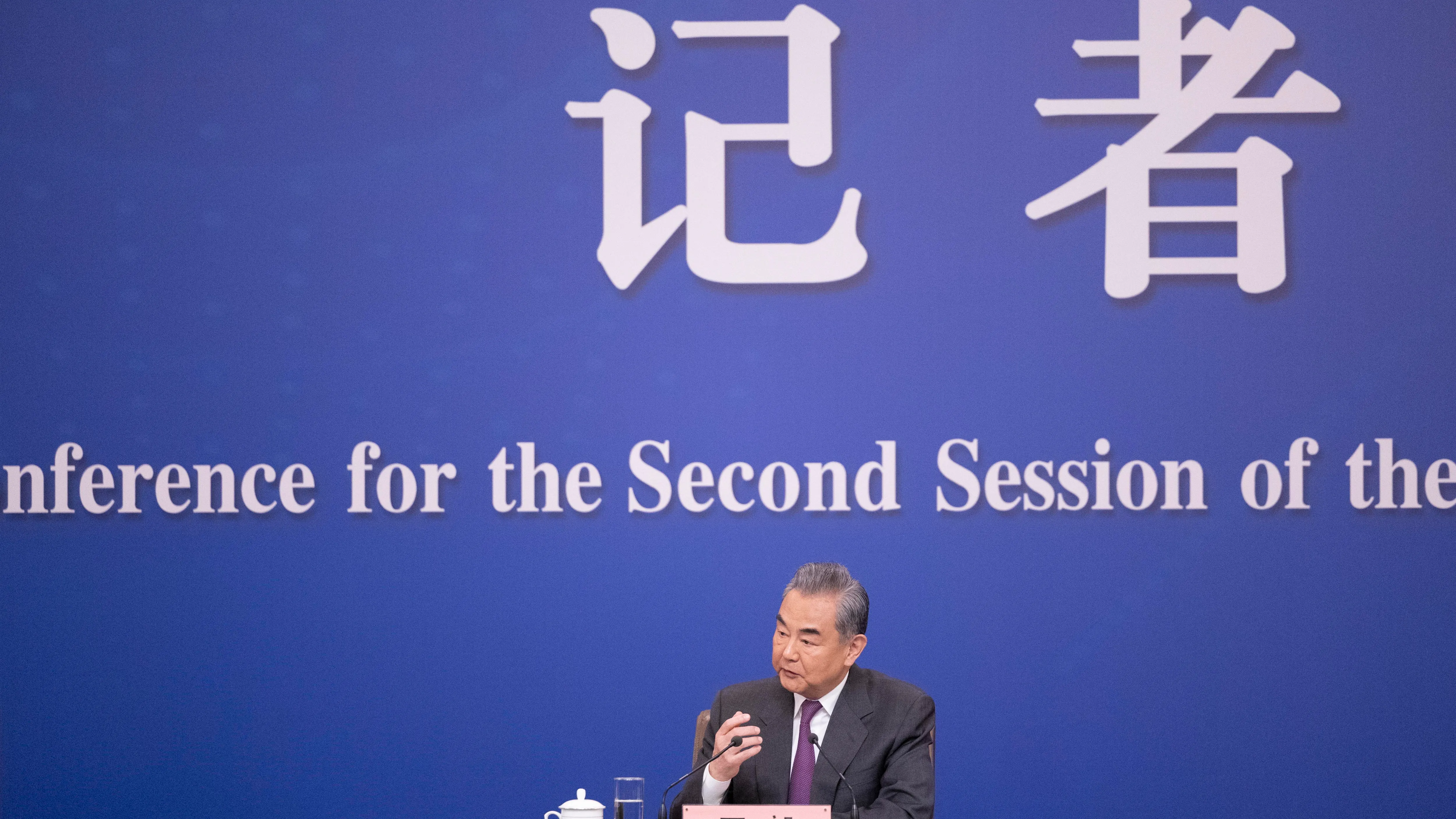 El ministro de Exteriores chino, Wang Yi