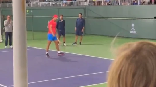 La imagen que explica por qué se retira Nadal de Indian Wells La imagen que explica por qué se retira Nadal de Indian Wells