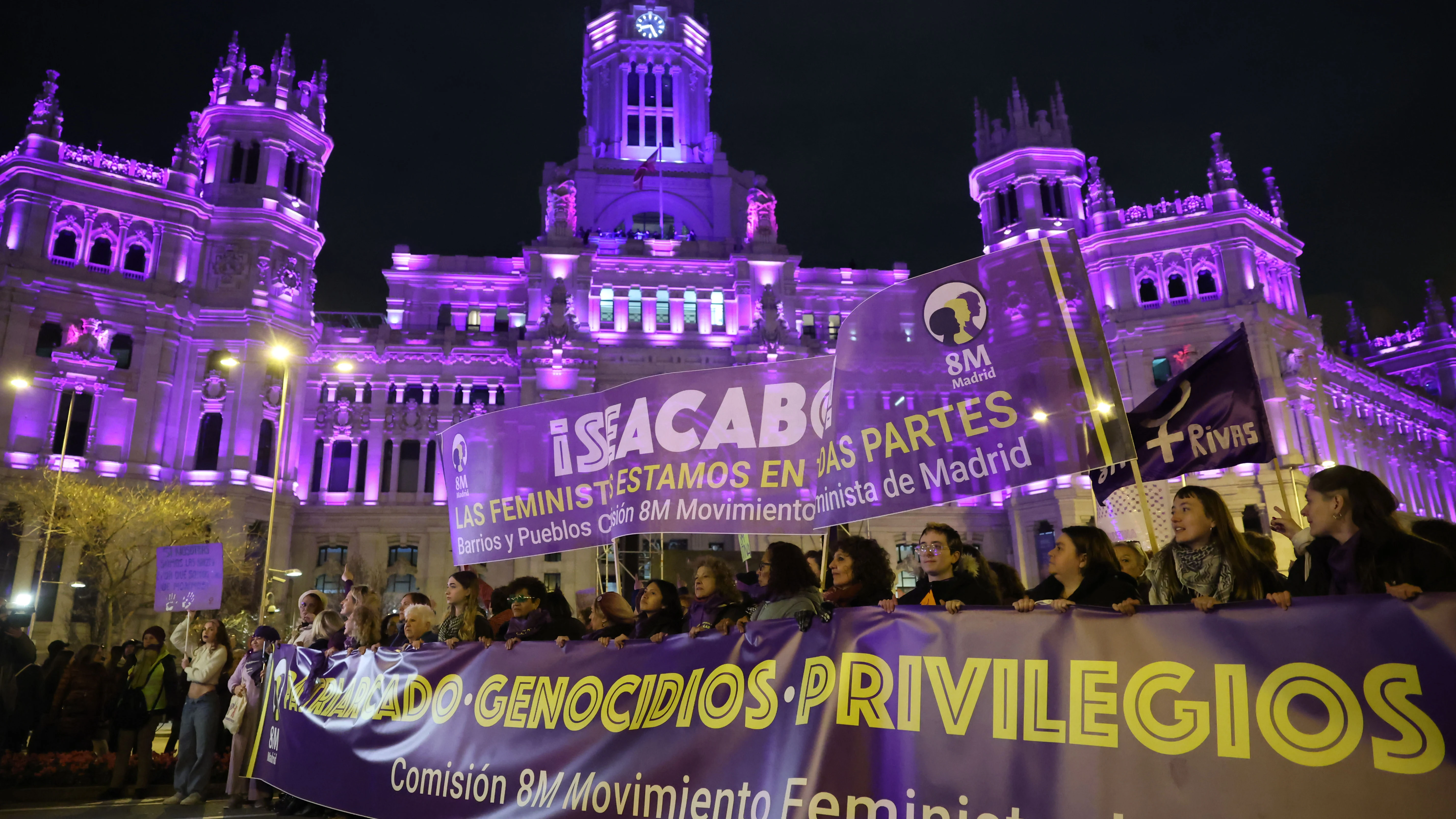 Manifestación feminista en Madrid