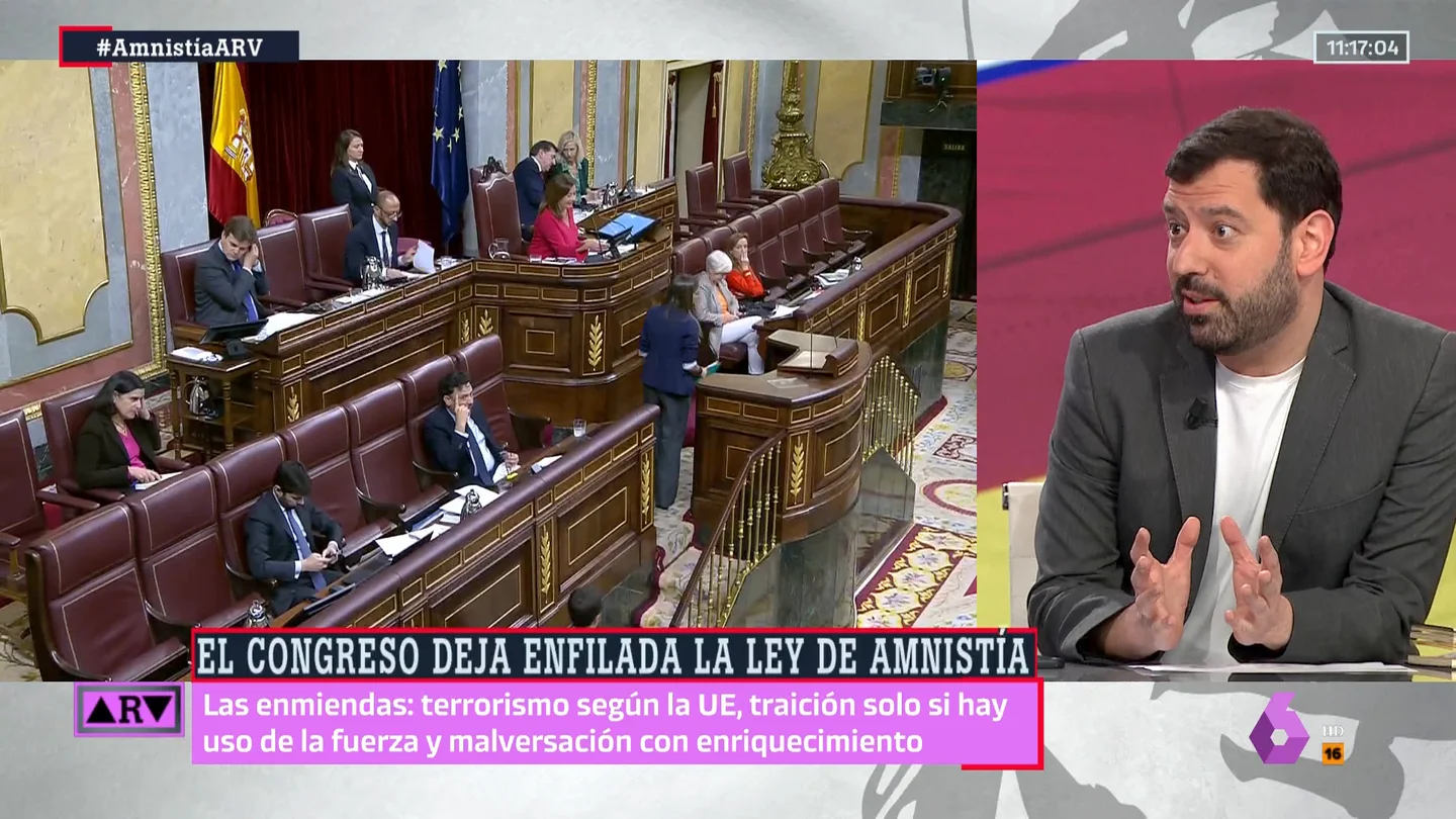Valdivia, tajante sobre la ley de amsnitía: "Me sorprende que ya haya jueces diciendo que quieren boicotearla" Valdivia, tajante sobre la ley de amsnitía: "Me sorprende que ya haya jueces diciendo que quieren boicotearla"