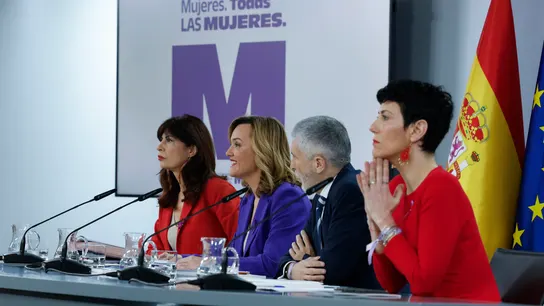 Rueda de prensa tras el Consejo de Ministros extraordinario convocado en el 8M Rueda de prensa tras el Consejo de Ministros extraordinario convocado en el 8M