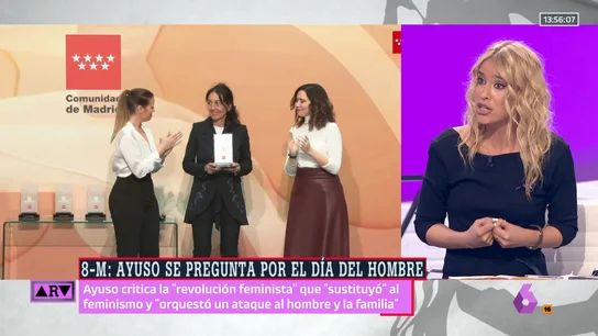 Los dardos de Afra Blanco a Ayuso Los dardos de Afra Blanco a Ayuso