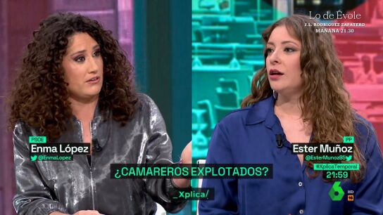 Debate entre Enma L&oacute;pez (PSOE) y Ester Mu&ntilde;oz (PP) por el horario de la hosteler&iacute;a
