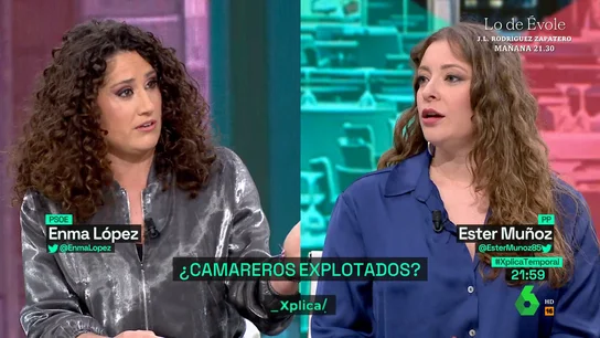 Debate entre Enma López (PSOE) y Ester Muñoz (PP) por el horario de la hostelería Debate entre Enma López (PSOE) y Ester Muñoz (PP) por el horario de la hostelería