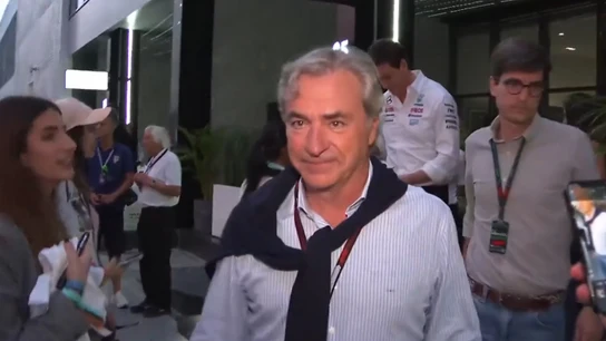 Carlos Sainz padre, con Toto Wolff y el agente de su hijo Carlos Sainz padre, con Toto Wolff y el agente de su hijo
