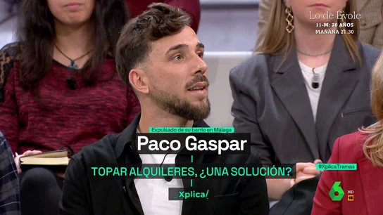 Paco Gaspar denuncia la subida de los precios de la vivienda en Málaga Paco Gaspar denuncia la subida de los precios de la vivienda en Málaga