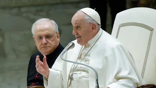Imagen de archivo del papa Francisco Imagen de archivo del papa Francisco