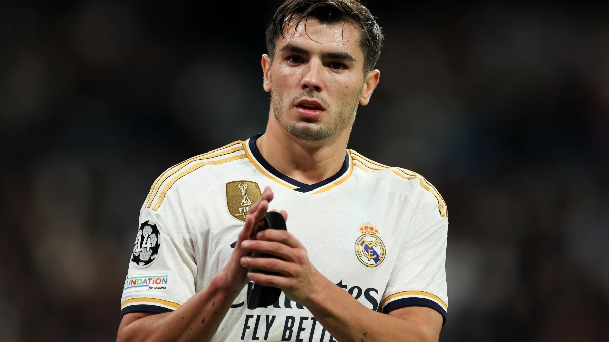 Brahim, en un partido con el Real Madrid