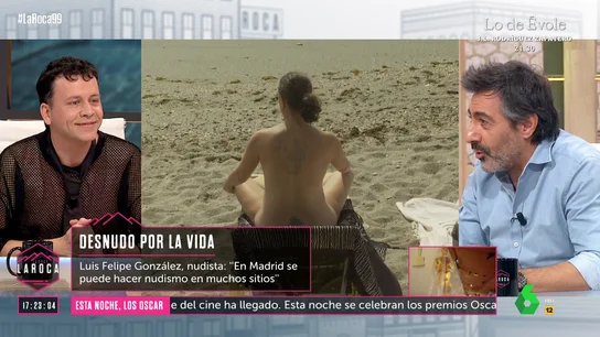 LA ROCA_La reflexión de Juan del Val sobre el problema de la sociedad con la desnudez: "Es un problema del que tenemos que desprendernos" LA ROCA_La reflexión de Juan del Val sobre el problema de la sociedad con la desnudez: "Es un problema del que tenemos que desprendernos"