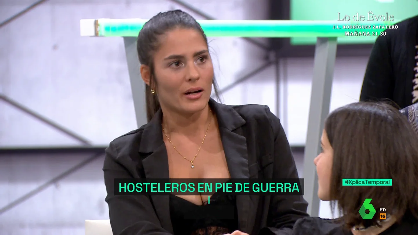 La camarera Laia Merino en laSexta Xplica La camarera Laia Merino en laSexta Xplica