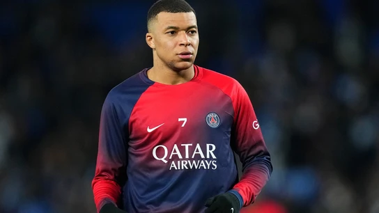 Kylian Mbappé, con el PSG Kylian Mbappé, con el PSG