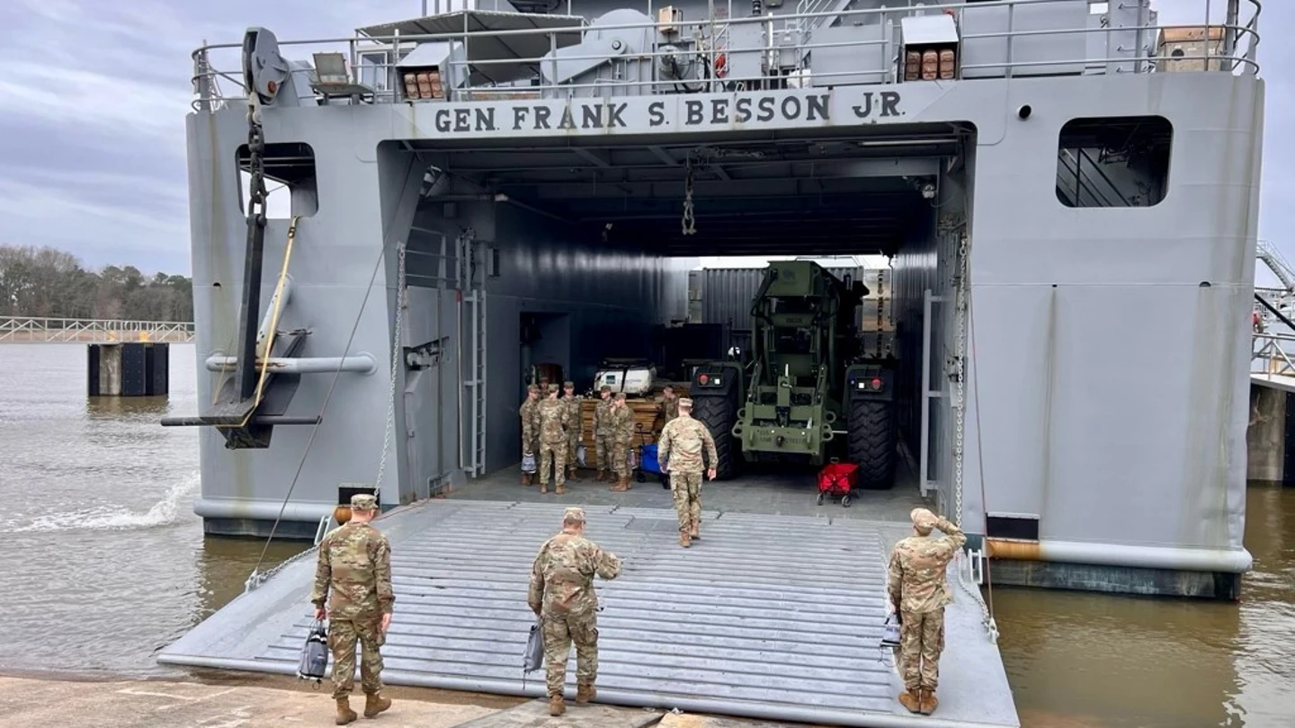 El buque del Ejército de EEUU 'General Frank S. Besson' se dirige a Gaza El buque del Ejército de EEUU 'General Frank S. Besson' se dirige a Gaza