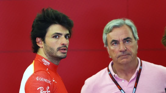 Carlos Sainz, con su padre Carlos Sainz, con su padre