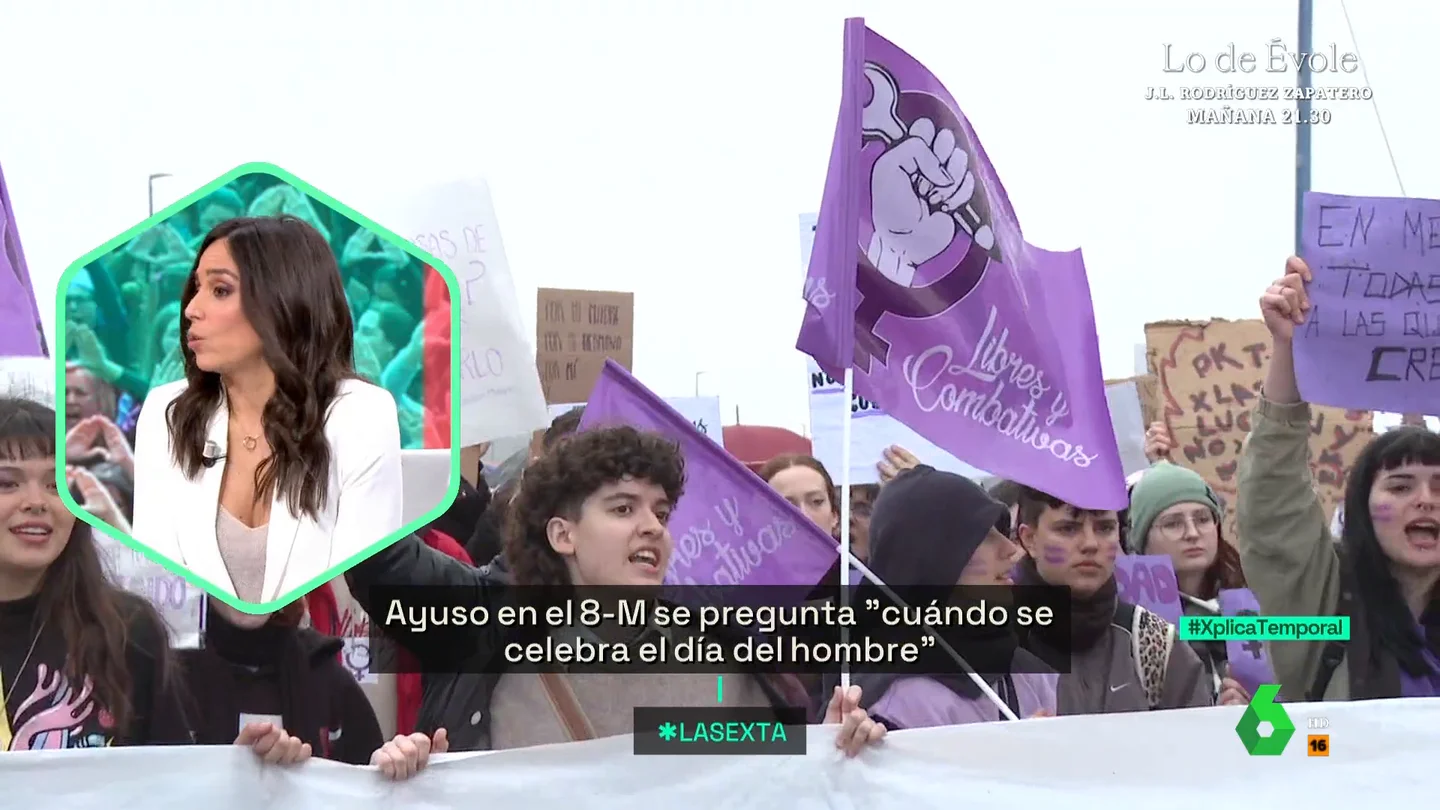 Velasco critica el discurso de Ayuso en el 8M Velasco critica el discurso de Ayuso en el 8M