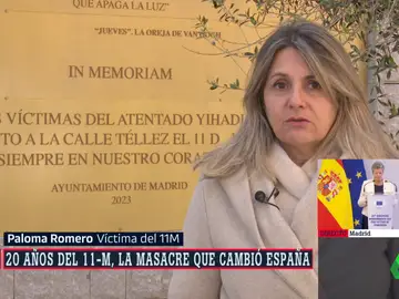 Habla Paloma Romero, víctima del 11M