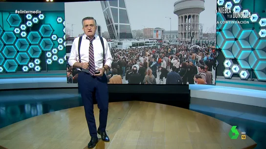Wyoming reflexiona sobre la reacción ciudadana tras el 11M: "Cuando sucede una tragedia, España es capaz de dejar a un lado la división" Wyoming reflexiona sobre la reacción ciudadana tras el 11M: "Cuando sucede una tragedia, España es capaz de dejar a un lado la división"