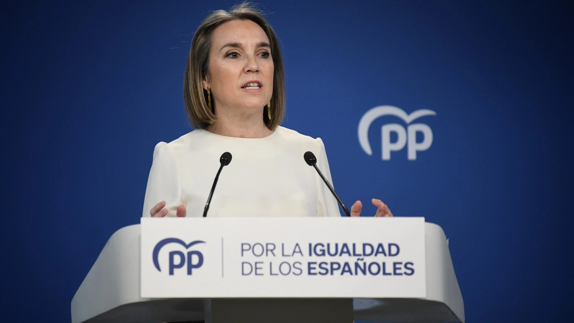 Imagen de archivo de la secretaria general del PP, Cuca Gamarra.