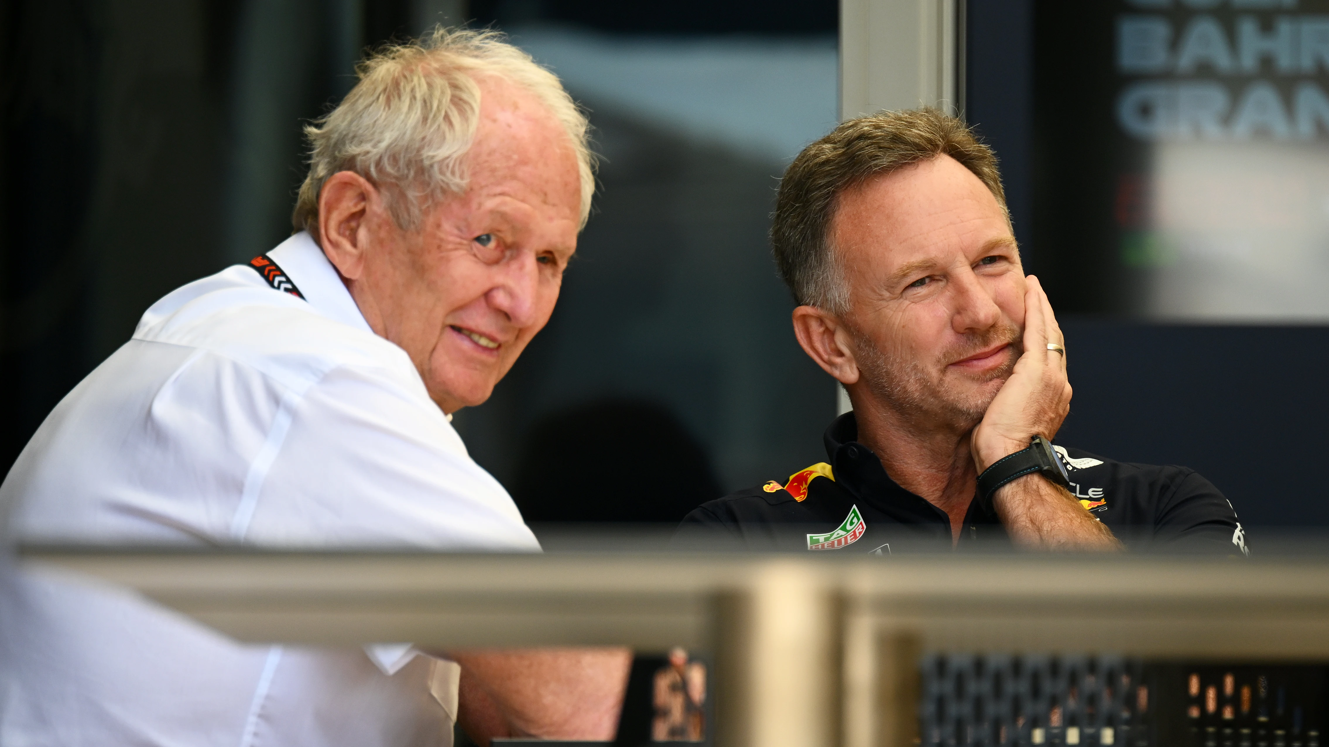 Helmut Marko y Christian Horner
