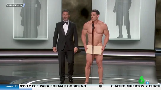 Alfonso Arús critica el desnudo integral de Jonh Cena en los premios Oscar: "Un tío que va en bolas... te lo hago yo con un pie" Alfonso Arús critica el desnudo integral de Jonh Cena en los premios Oscar: "Un tío que va en bolas... te lo hago yo con un pie"