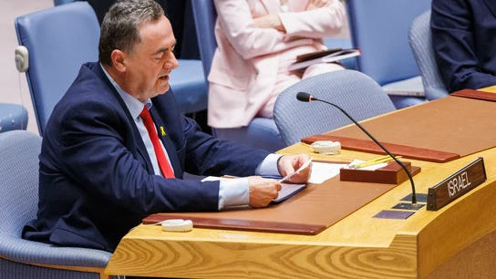 El ministro de asuntos exteriores de Israel, Israel Katz El ministro de asuntos exteriores de Israel, Israel Katz