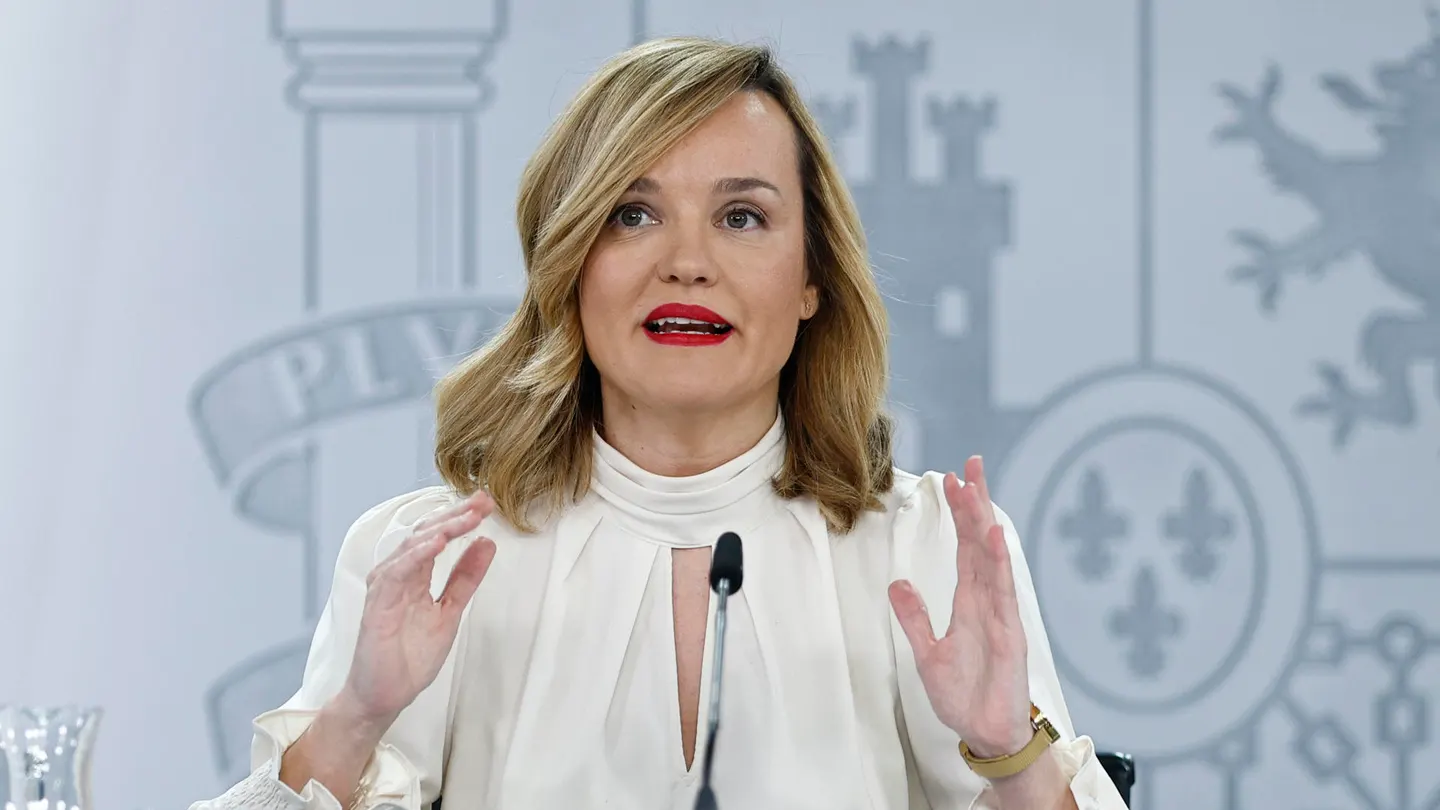 La ministra portavoz del Gobierno, Pilar Alegría, en la rueda de prensa tras el Consejo de Ministros La ministra portavoz del Gobierno, Pilar Alegría, en la rueda de prensa tras el Consejo de Ministros