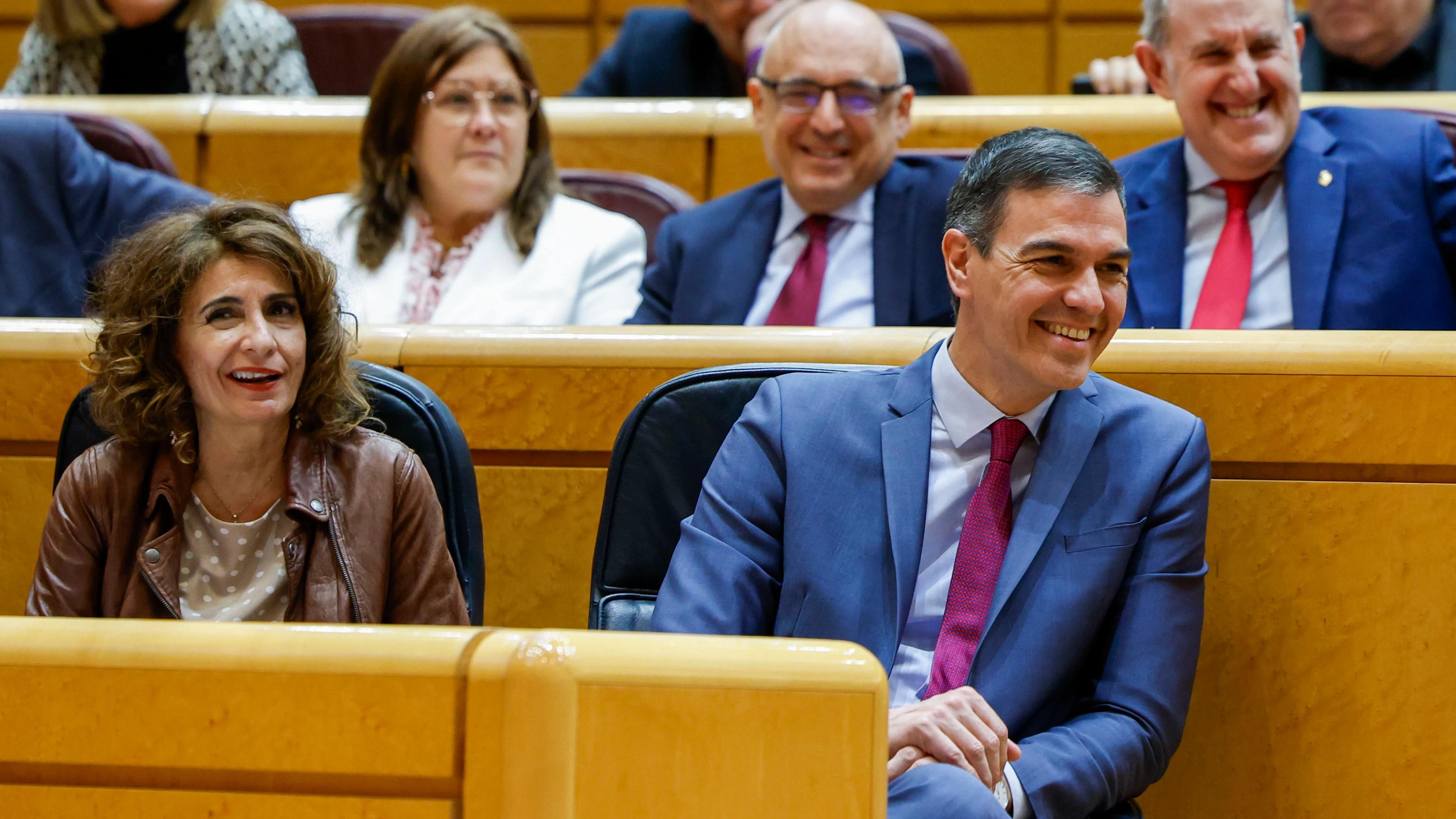 El presidente del Gobierno, Pedro Sánchez, durante la sesión del Congreso