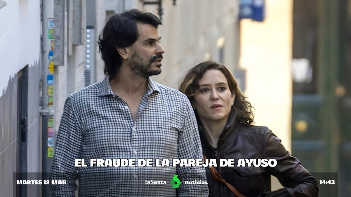 La Fiscalía denuncia a la pareja de Ayuso por defraudar 350.000 euros La Fiscalía denuncia a la pareja de Ayuso por defraudar 350.000 euros