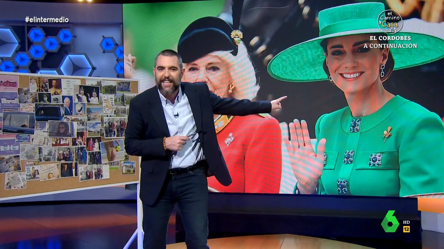 La teoría de Dani Mateo sobre el paradero de Kate Middleton: "Camilla Parker Bowles se la trajo en el maletero como Puigdemont" La teoría de Dani Mateo sobre el paradero de Kate Middleton: "Camilla Parker Bowles se la trajo en el maletero como Puigdemont"