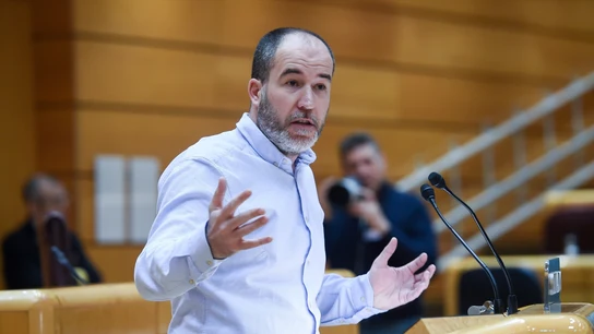Imagen de archivo del senador de EH Bildu, Josu Estarrona. Imagen de archivo del senador de EH Bildu, Josu Estarrona.