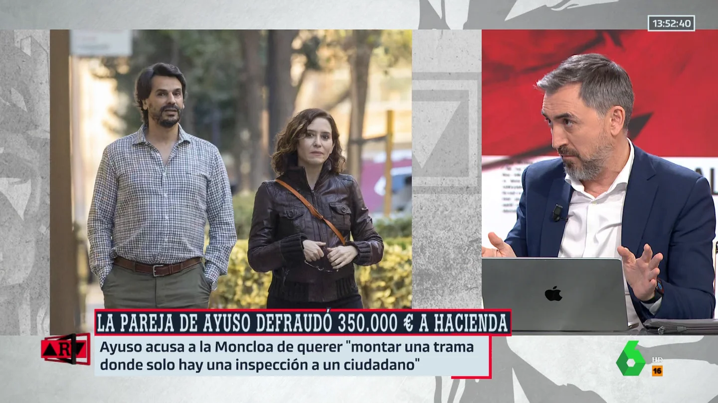 Ignacio Escolar, sobre Ayuso tras la denuncia a su pareja: "Le llamamos y no quiso contestar" Ignacio Escolar, sobre Ayuso tras la denuncia a su pareja: "Le llamamos y no quiso contestar"