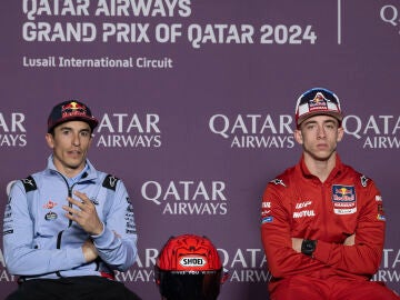 Marc M&aacute;rquez y Pedro Acosta
