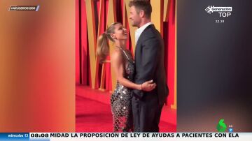 Elsa Pataky le toca el culo a Chris Hemsworth y las redes arden: así se convirtieron en la pareja viral de los Oscar