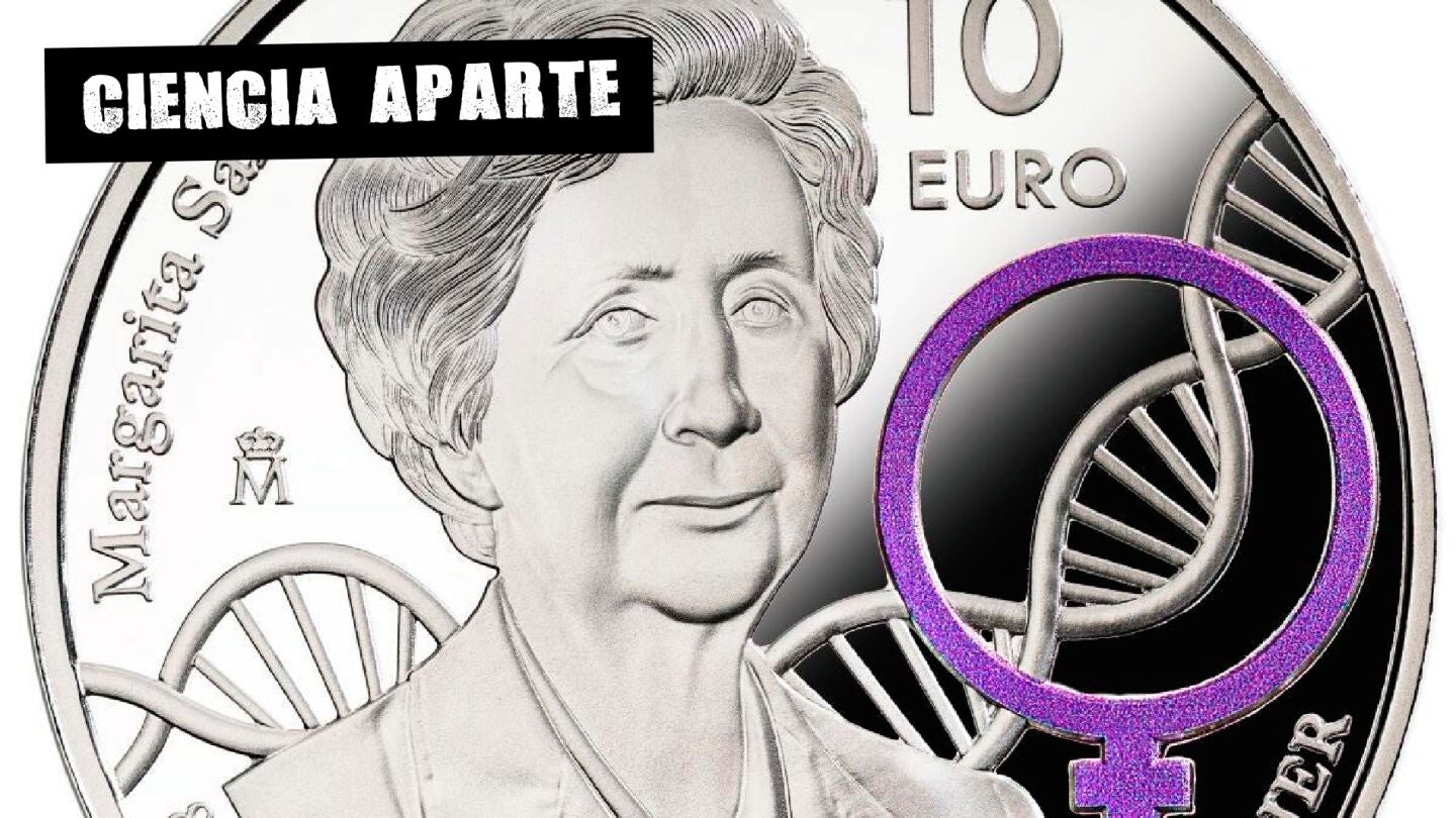 Imagen de la moneda en homenaje a Margarita Salas.