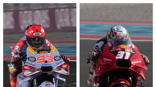 Marc Márquez y Pedro Acosta Marc Márquez y Pedro Acosta