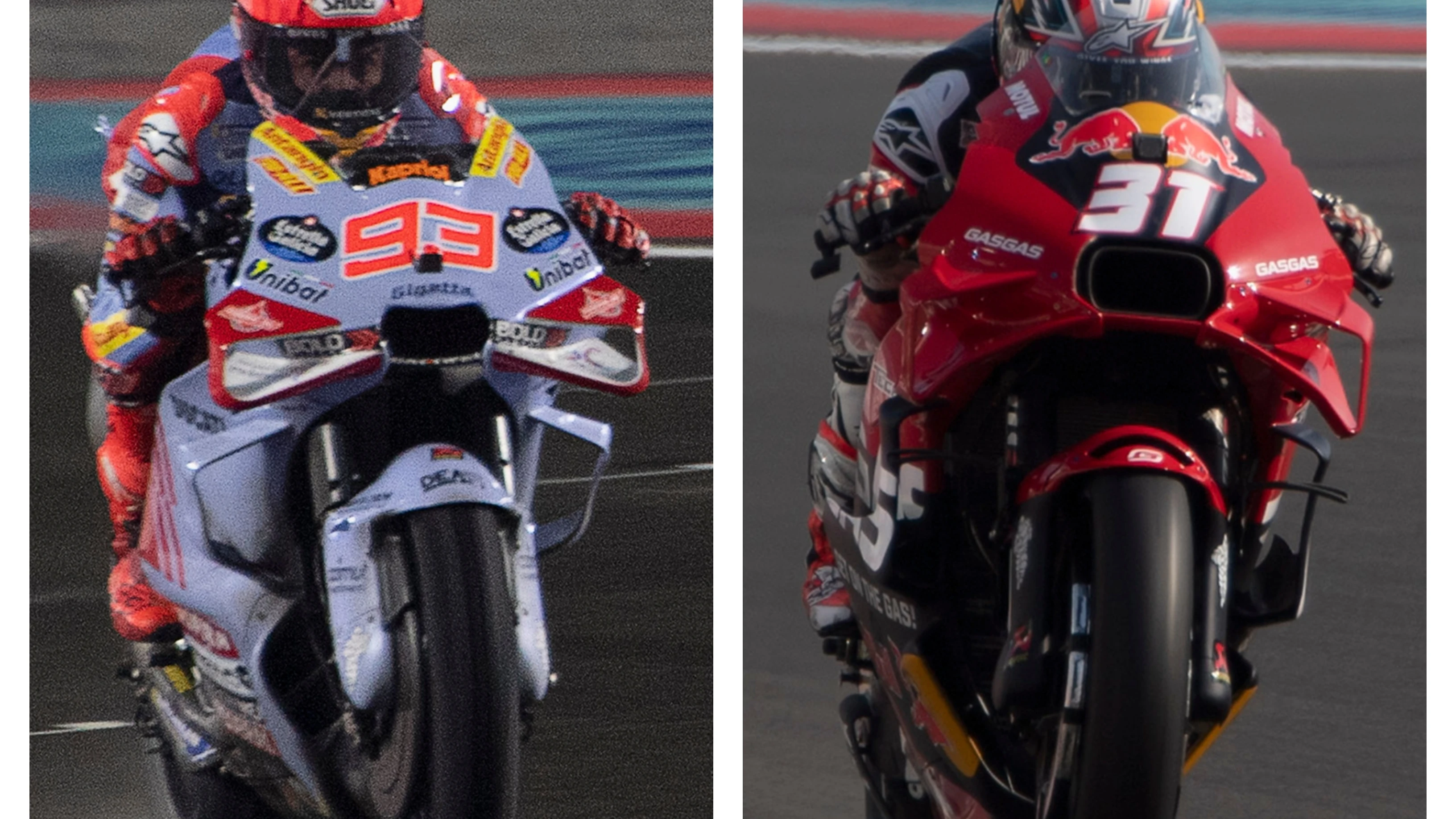 Marc Márquez y Pedro Acosta