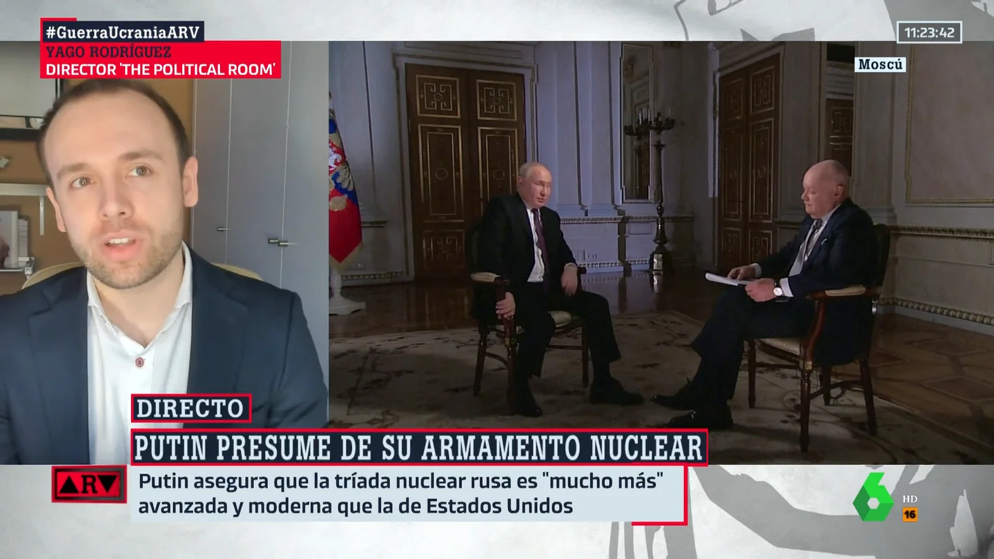 ¿A qué se refiere Putin cuando habla de tríada nuclear rusa? Yago Rodríguez responde ¿A qué se refiere Putin cuando habla de tríada nuclear rusa? Yago Rodríguez responde