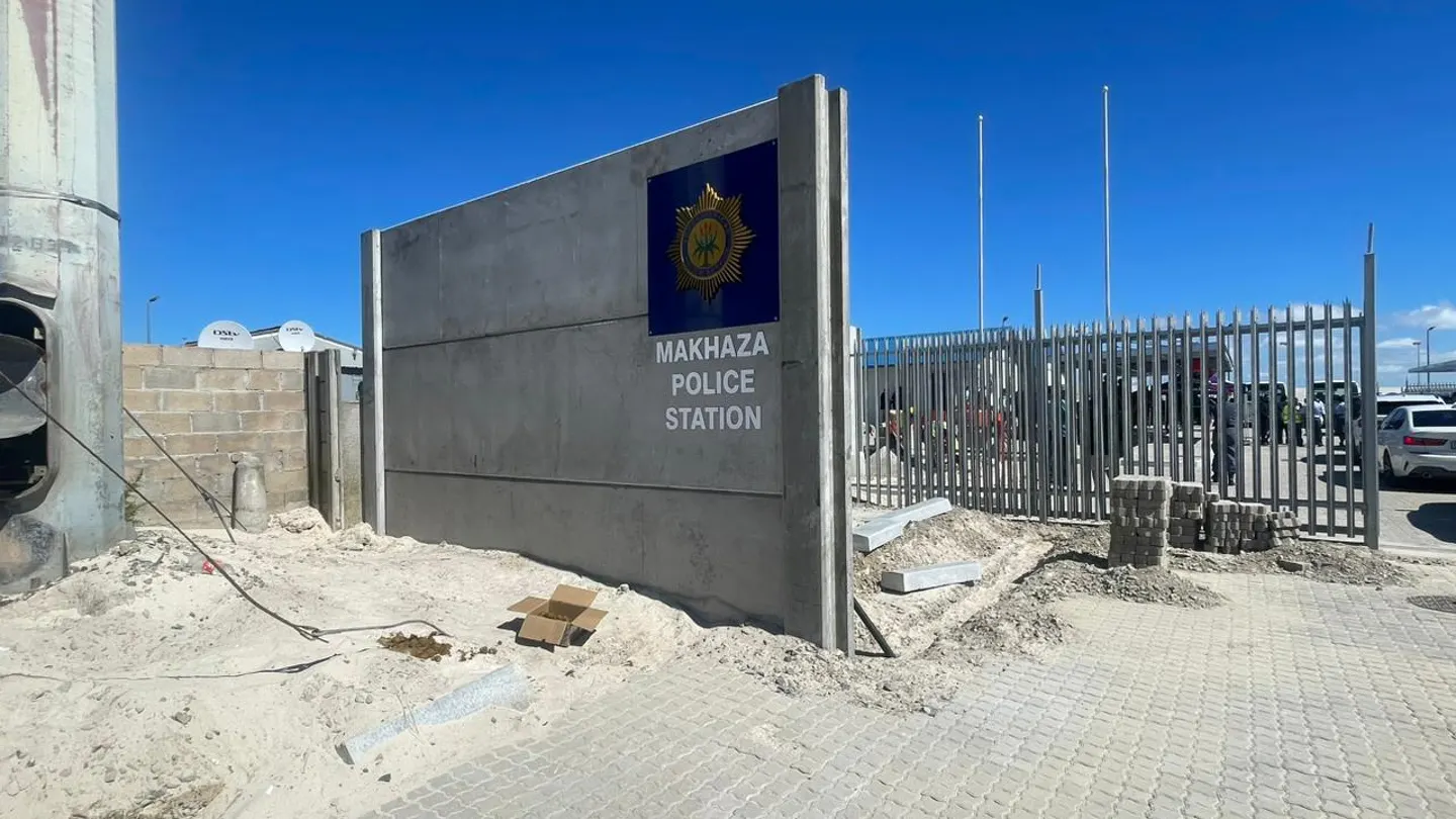 Imagen de archivo de una comisaría de la Policía de Sudáfrica Imagen de archivo de una comisaría de la Policía de Sudáfrica