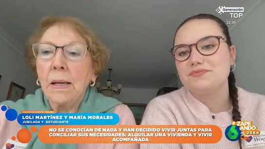 La experiencia de Loli y María como compañeras de piso en un programa de convivencia intergeneracional La experiencia de Loli y María como compañeras de piso en un programa de convivencia intergeneracional