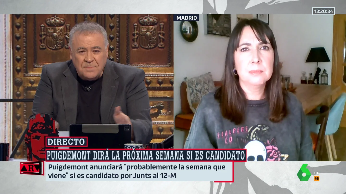 Beatriz Parera, tras el adelanto electoral en Cataluña: "No hay nada que le impida a Puigdemont presentarse como candidato" Beatriz Parera, tras el adelanto electoral en Cataluña: "No hay nada que le impida a Puigdemont presentarse como candidato"