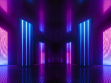 Imagen de una exposición de luces