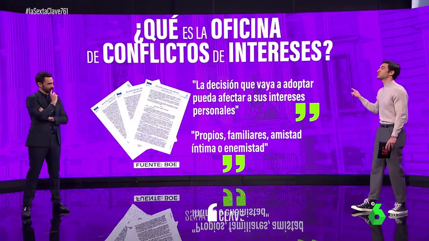 ¿Qué es la Oficina de Conflictos de Intereses? Las claves de la denuncia del PP a Sánchez tras el rescate a Air Europa ¿Qué es la Oficina de Conflictos de Intereses? Las claves de la denuncia del PP a Sánchez tras el rescate a Air Europa