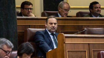 José Luis Ábalos, en el Congreso de los Diputados, este 14 de marzo de 2024.