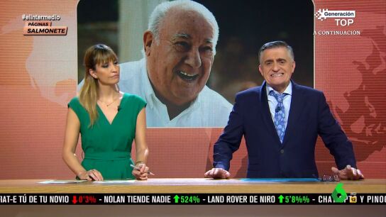 Wyoming y Sandra Sabat&eacute;s analizan en este v&iacute;deo los beneficios r&eacute;cord de Inditex y Mercadona. Sobre esta &uacute;ltima, el presentador de El Intermedio asegura que "es al PIB espa&ntilde;ol lo que las patatas fritas a la bolsa de patatas fritas, un 2%".