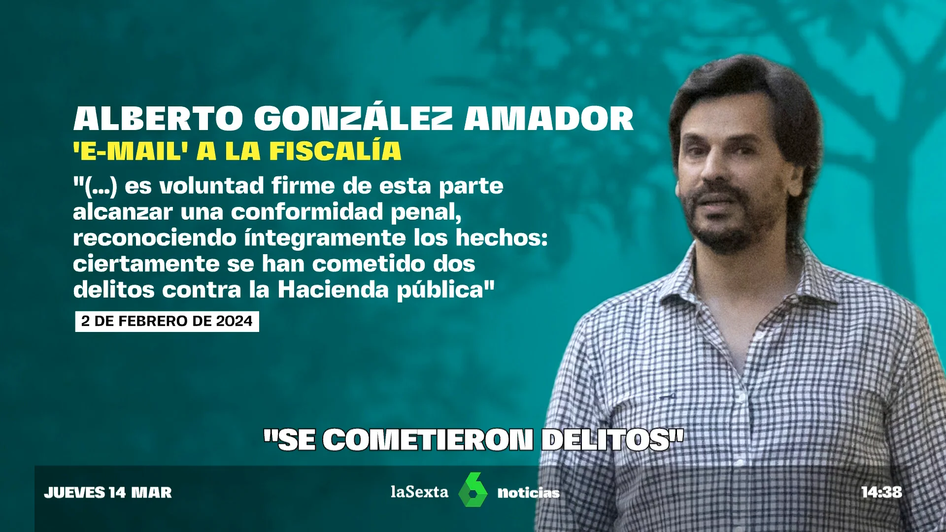 La pareja de Ayuso admitió el fraude fiscal en febrero en su escrito a la Fiscalía: "Ciertamente se han cometido dos delitos"