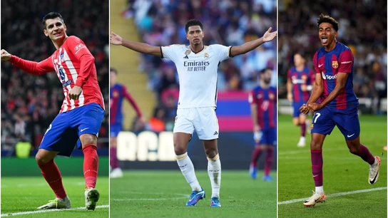 Morata, Bellingham y Lamine Yamal Morata, Bellingham y Lamine Yamal