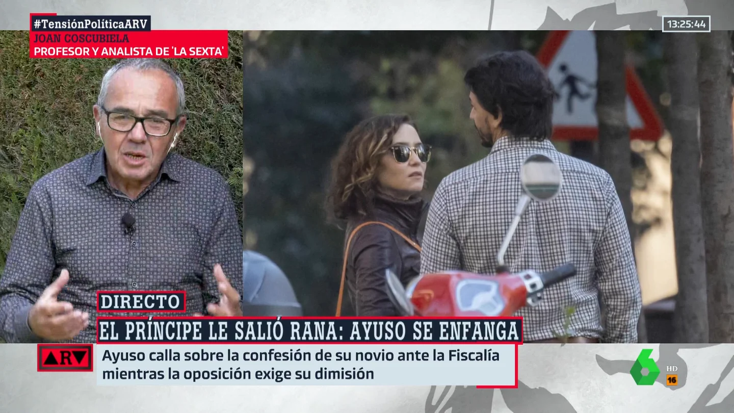 Coscubiela, tajante sobre Ayuso: "Su caso es de corrupción ética; ha intentado engañar constantemente" Coscubiela, tajante sobre Ayuso: "Su caso es de corrupción ética; ha intentado engañar constantemente"