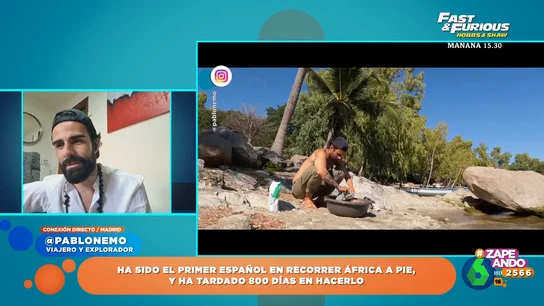 El espectacular viaje de Pablo Nemo durante 800 días por África El espectacular viaje de Pablo Nemo durante 800 días por África