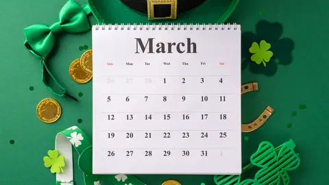 San Patricio y 17 de marzo en el calendario San Patricio y 17 de marzo en el calendario