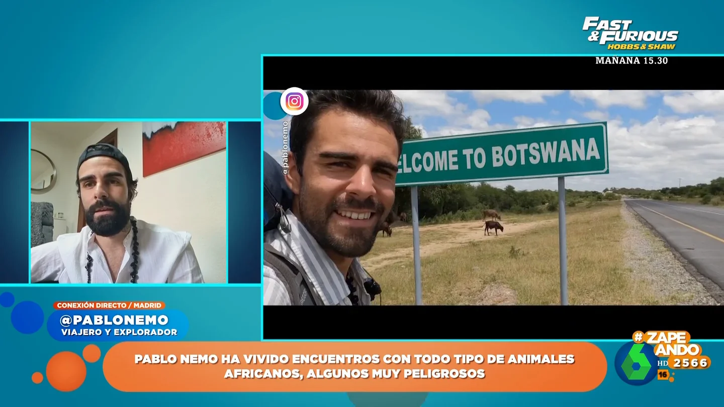 Pablo Nemo temió por su vida en su viaje a África Pablo Nemo temió por su vida en su viaje a África