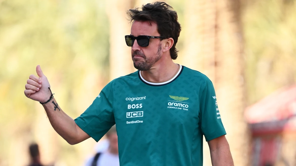 Fernando Alonso, piloto de Aston Martin